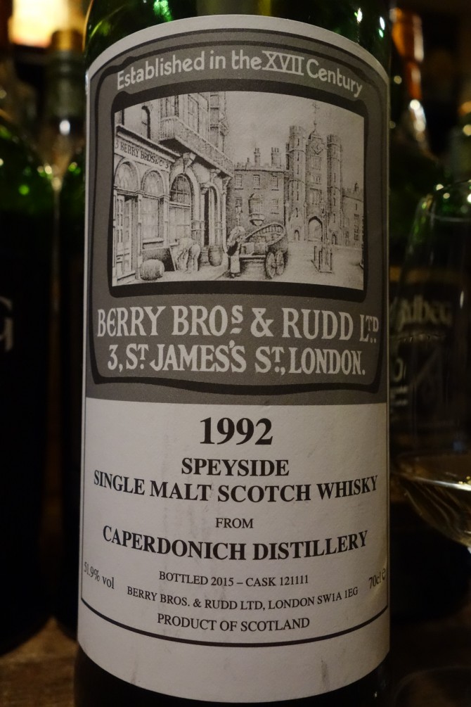 キャパドニック CAPERDONICH 1992-2015 BBR for La Maison du Whisky #121111