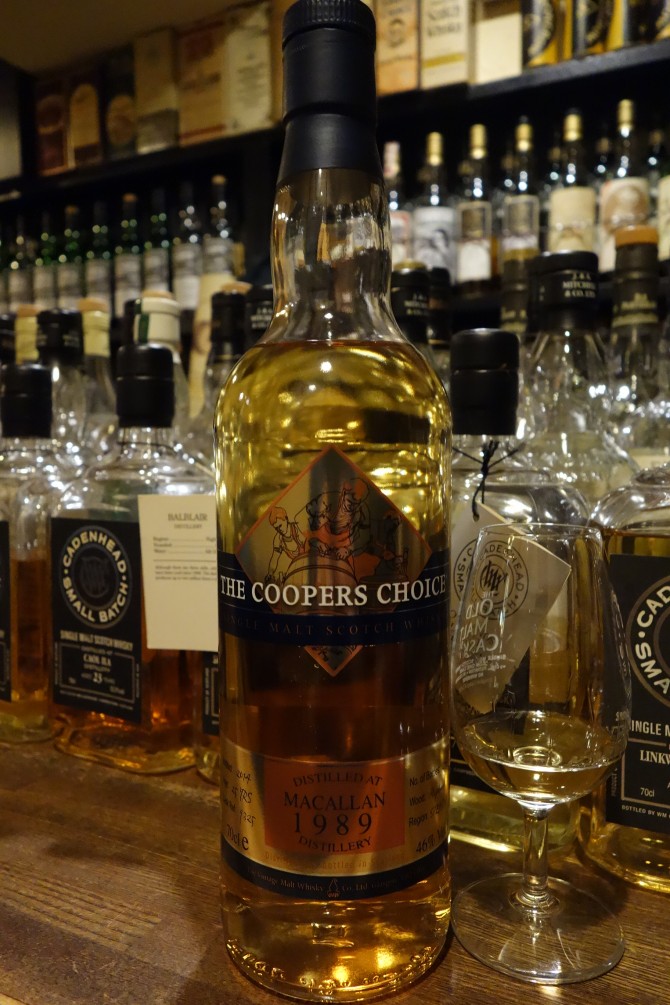 MACALLAN 1989-2014 25yo THE VINTAGE MALT WHISKY THE COOPERS CHOICE #9325