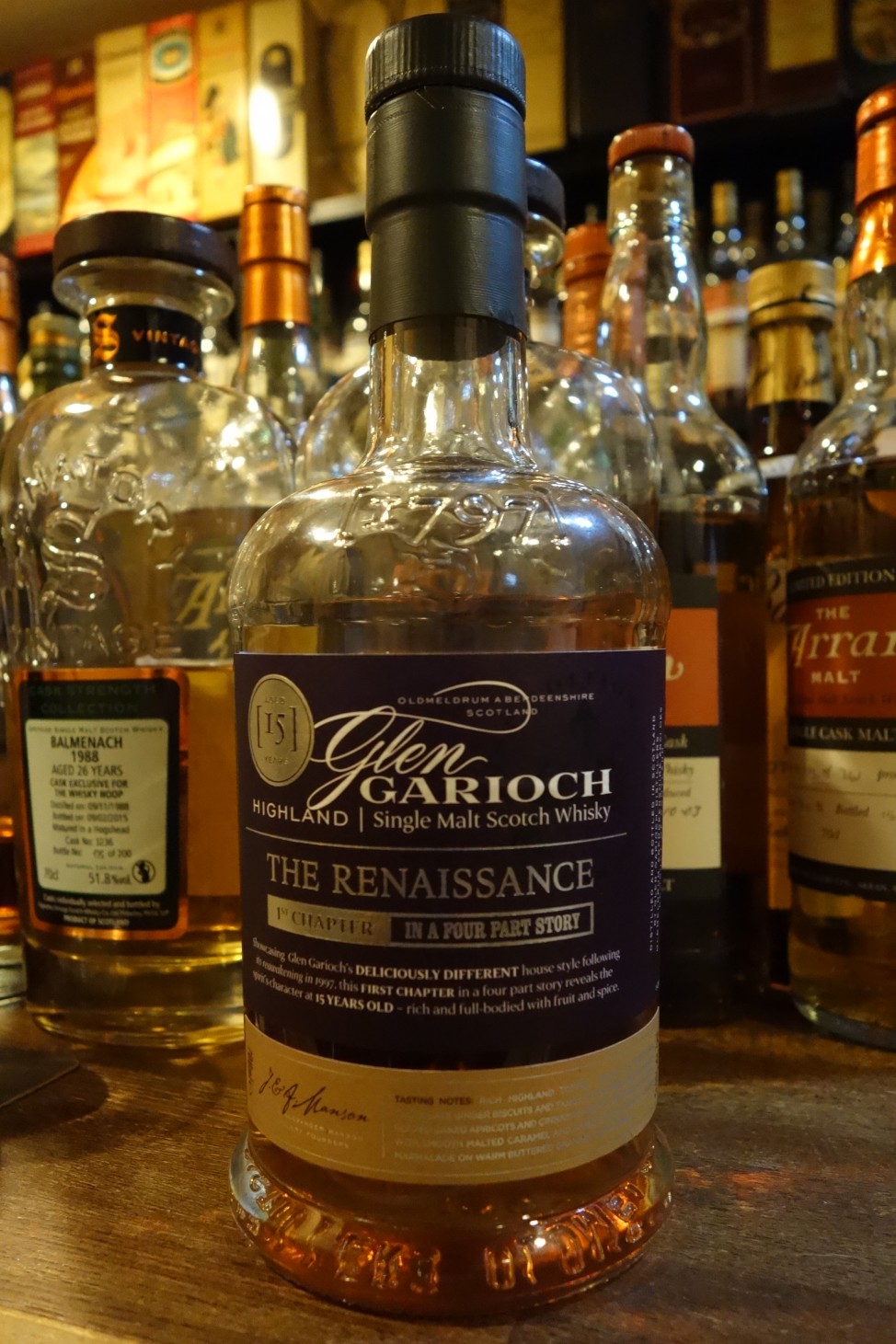 GLENGARIOCH 15yo OB "THE RENAISSANCE" 1st CHAPTER IN A FOUR PART STORY