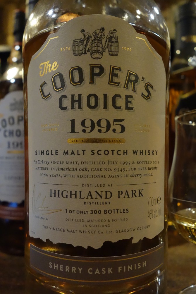 ハイランドパーク HIGHLANDPARK 1995-2015 20yo VINTAGE MALT COOPERS CHOICE #9549