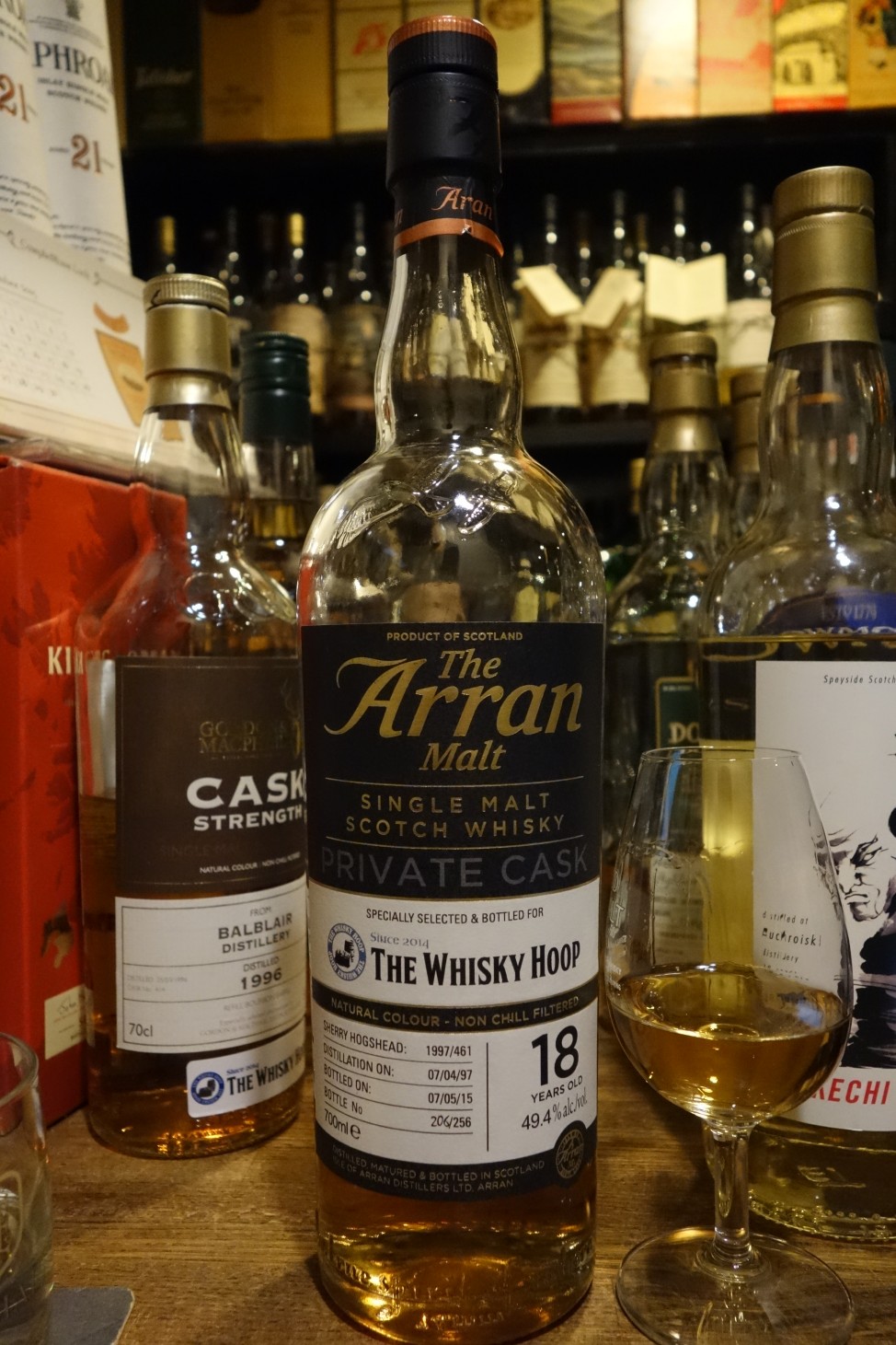 ISLE OF ARRAN 1997-2015 18yo OB PRIVATE CASK for THE WHISKY HOOP #1997/461