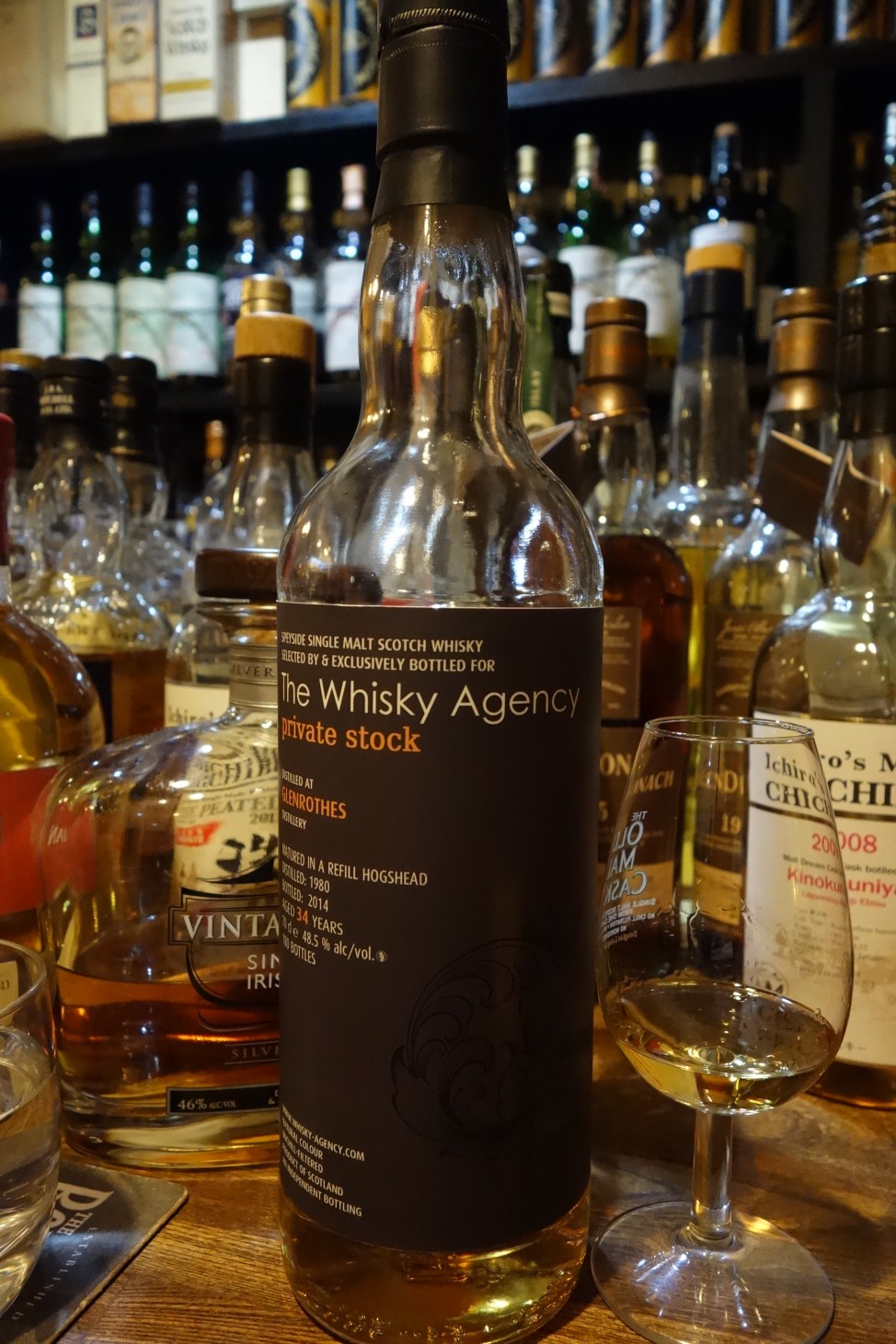 GLENROTHES 1980-2014 34yo THE WHISKY AGENCY private stock