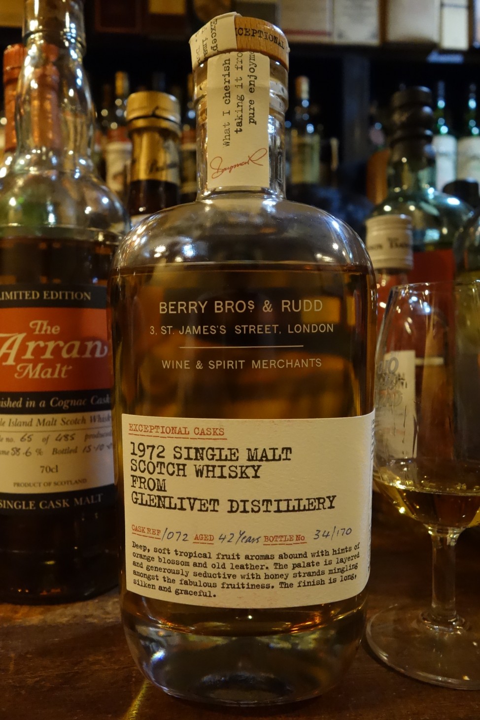 GLENLIVET 1972 42yo BBR EXCEPTIONAL CASKS #1072