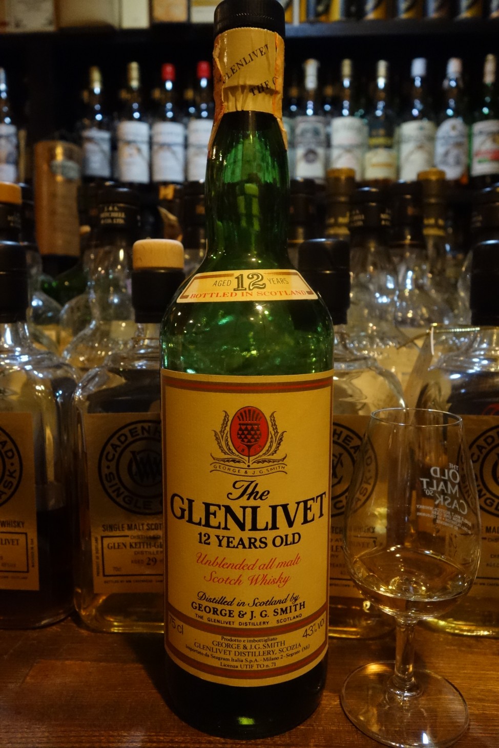 GLENLIVET 12yo OB 80''s