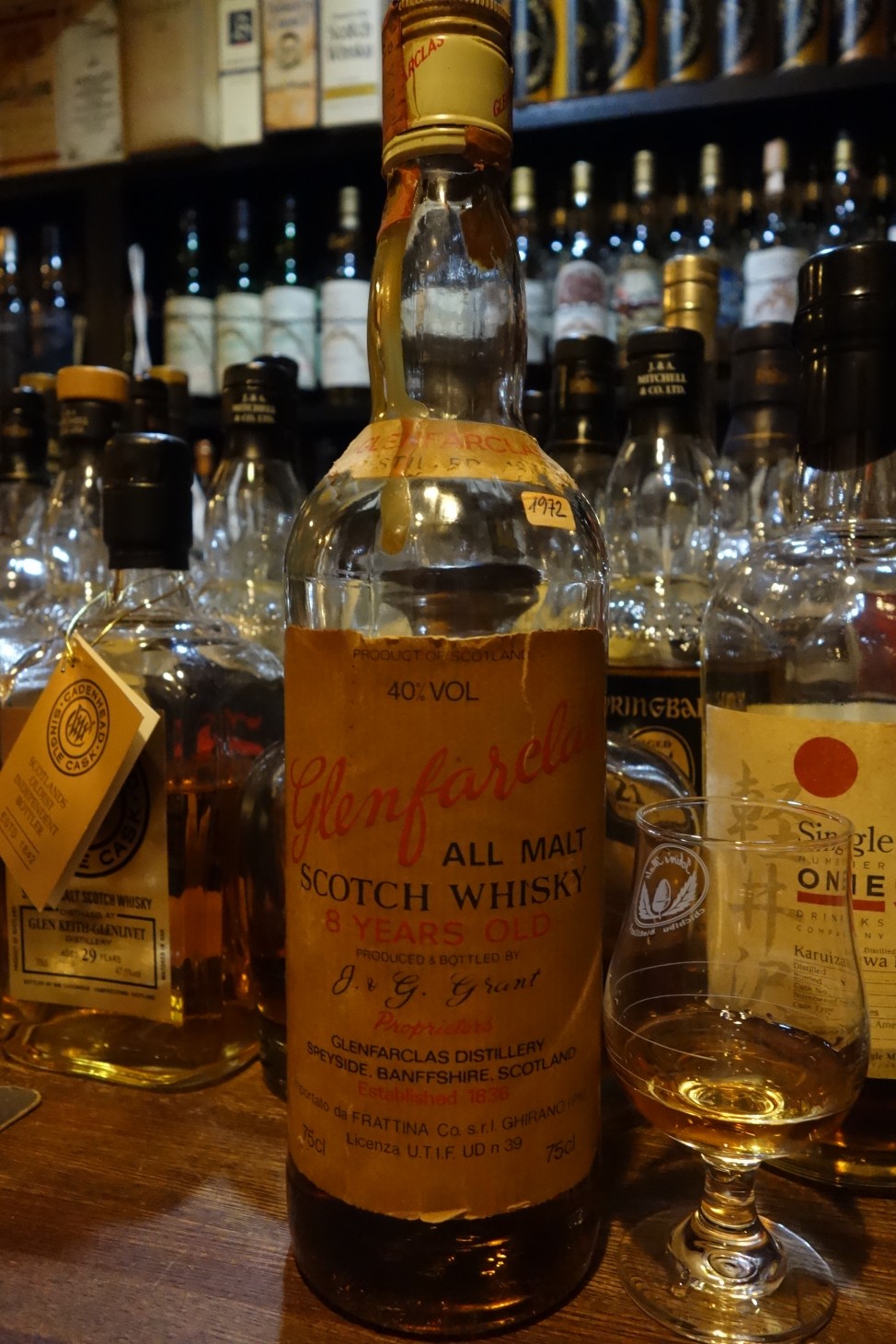 グレンファークラス GLENFARCLAS 1972 8yo OB (2)