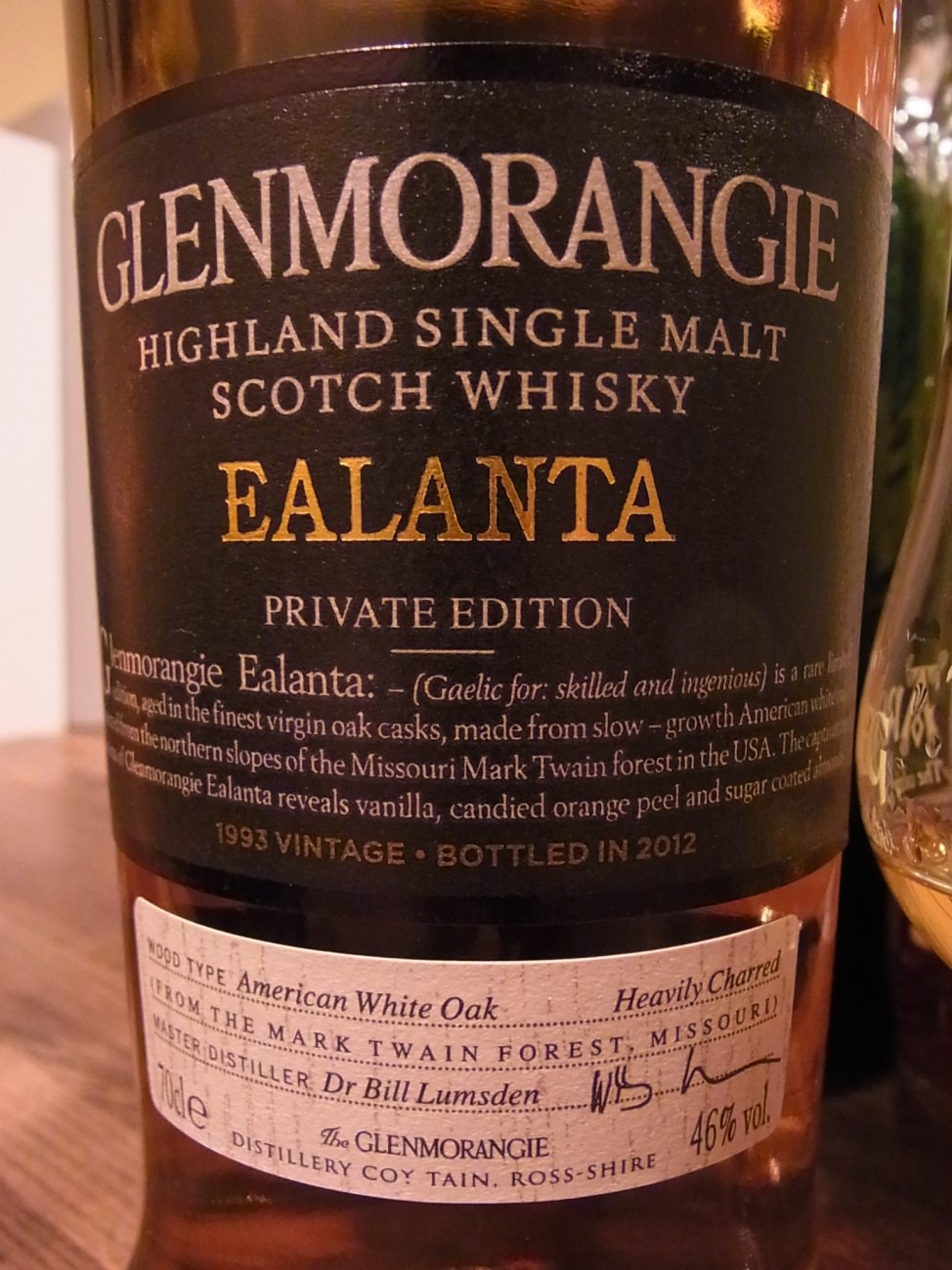 グレンモーレンジ エランタ GLENMORANGIE EALANTA - ウイスキー