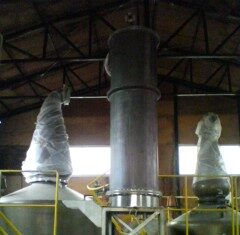 東亜酒造のポットスチル!!