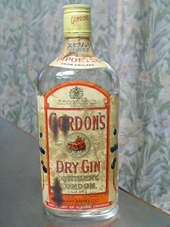 スピリッツドライジンGORDON'S  ゴードン　旧ボトル