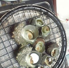 サザエのつぼ焼き!