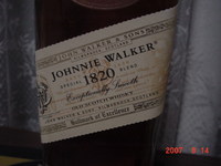 値下げしました　ジョニーウォーカー1820 ジョニーウォーカー ジョニーウォーカー1820 700ml : 京家