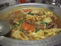 今日はカレー鍋