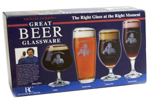 マイケルジャクソン氏プロデュースのビアグラス