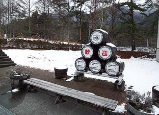 冬の本坊酒造信州工場