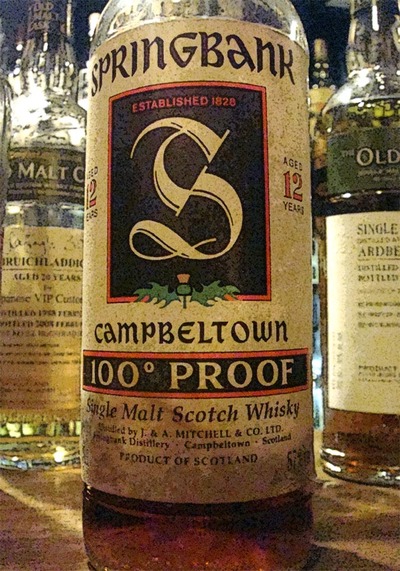 スプリングバンク １２年 青アザミ 100 Proof - sakedori