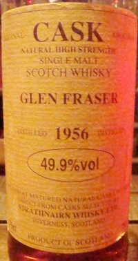 【未開栓保管品】G&M Glen Fraser 1956 ウイスキー 49.9% 未開栓保管品】G&M Glen Fraser 1956 ウイスキー 49.9%