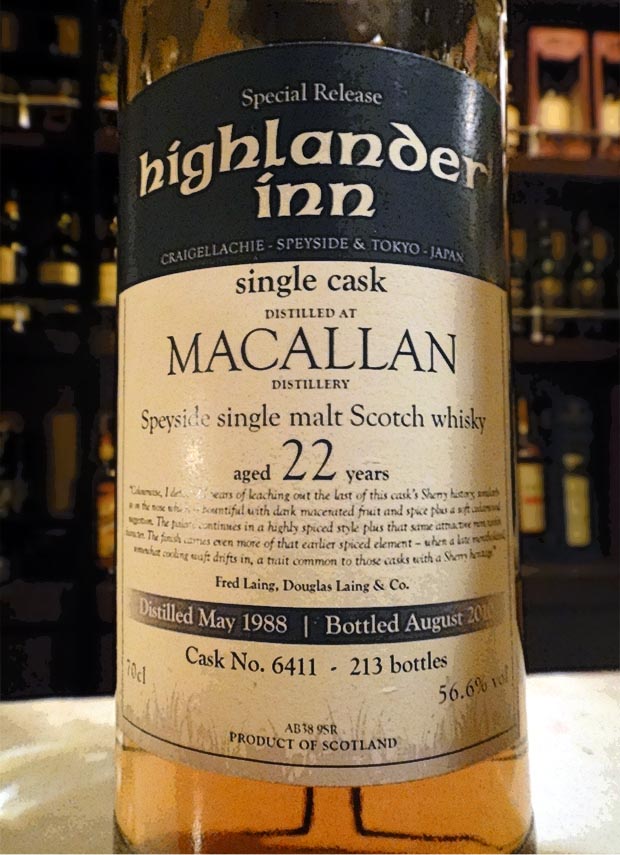 マッカラン 22年 1988 ハイランダー・イン スペシャル・リリース