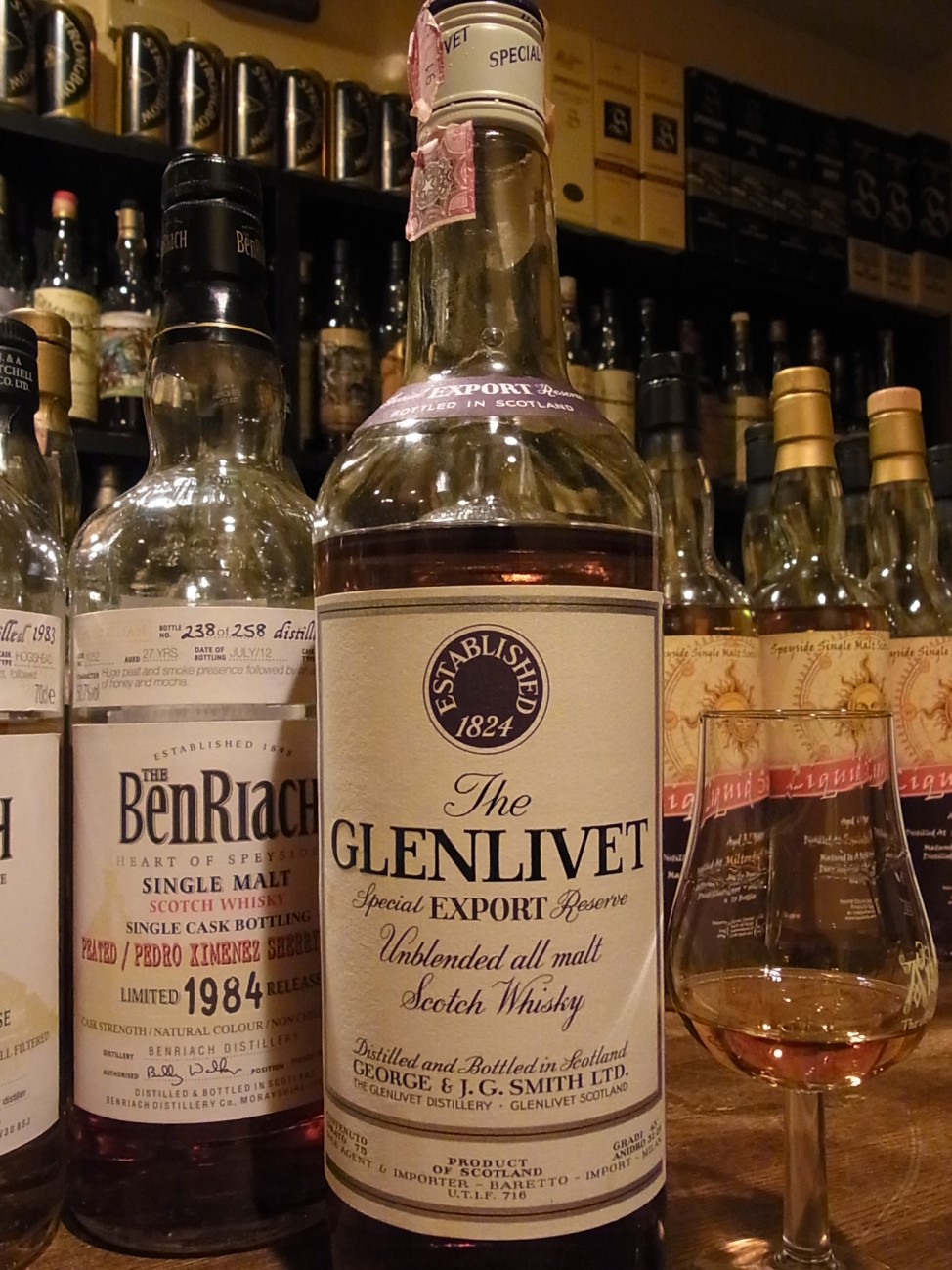 グレンリベット オフィシャル エクスポートリザーブ - sakedori