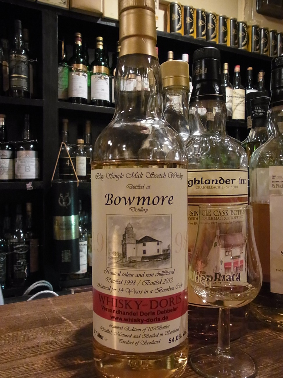 ニューリリース：ボウモア1998 14年 ウイスキードリス - sakedori