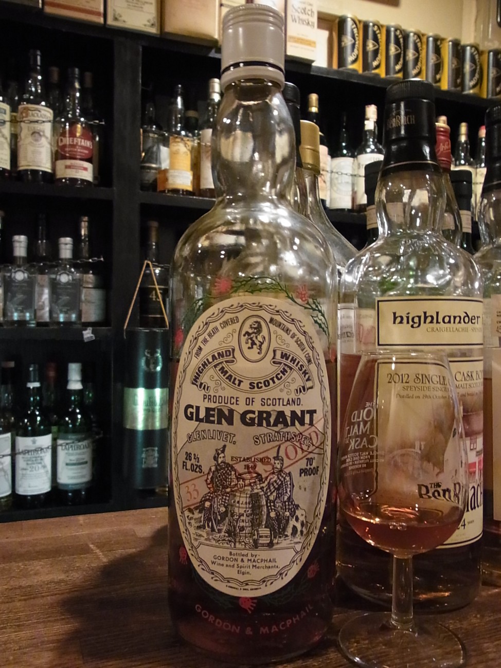 戦前蒸留の可能性 グレングラント 33年 GM 蒸留所ラベル - sakedori