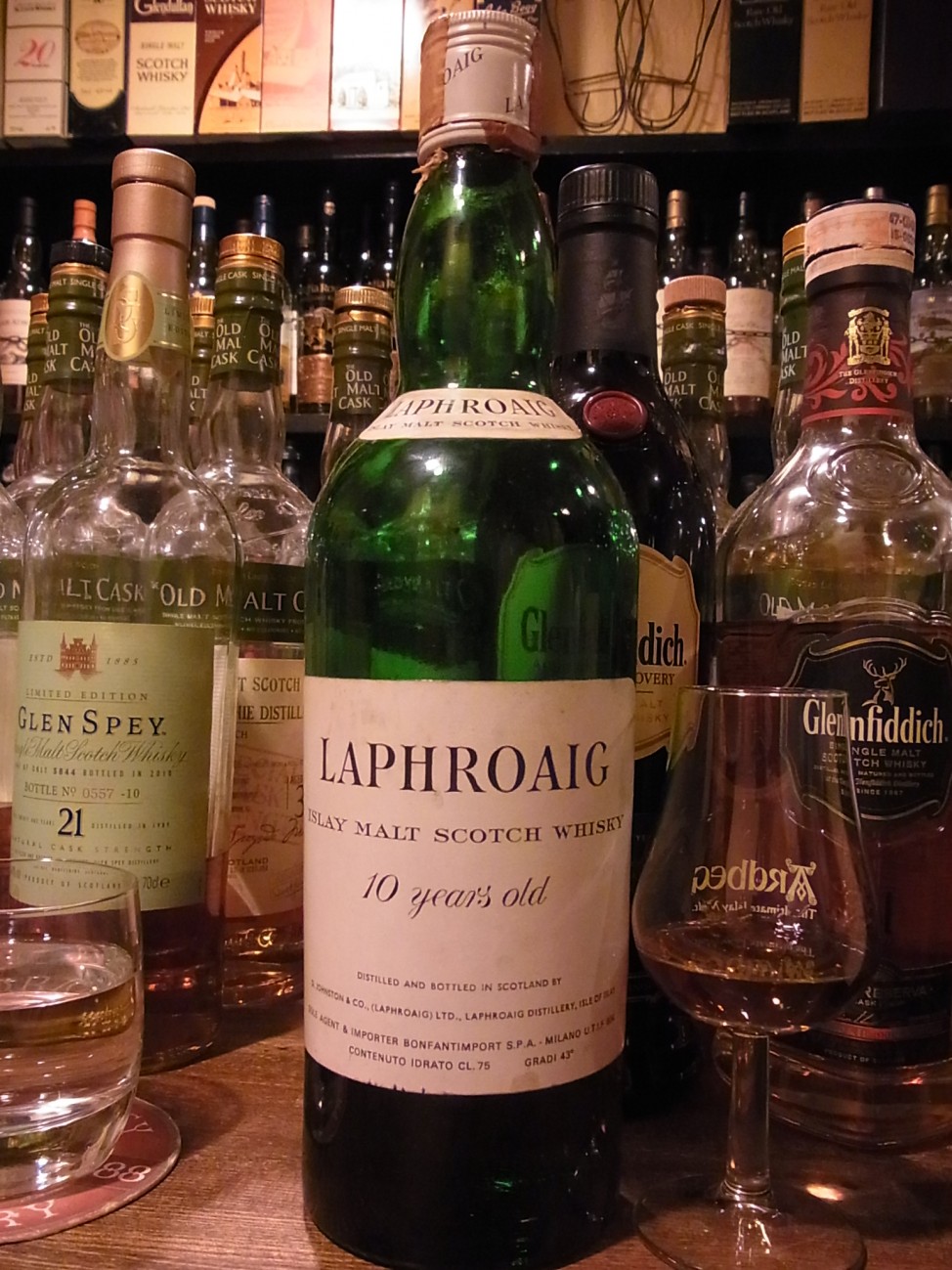 ラフロイグ10年 オフィシャル ショートラベル 70年代流通 - sakedori