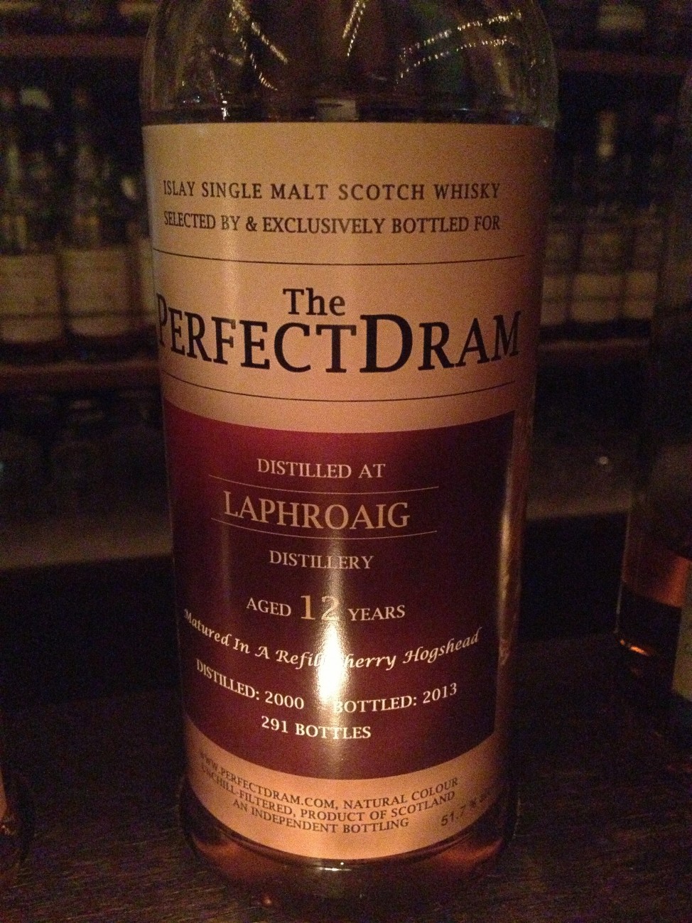 Laphroaig 2000-2013 12y The Whisky Agency The Perfect Dram （ラフロイグ 2000-2013  12年 ウイスキーエージェンシー パーフェクトドラム） - sakedori