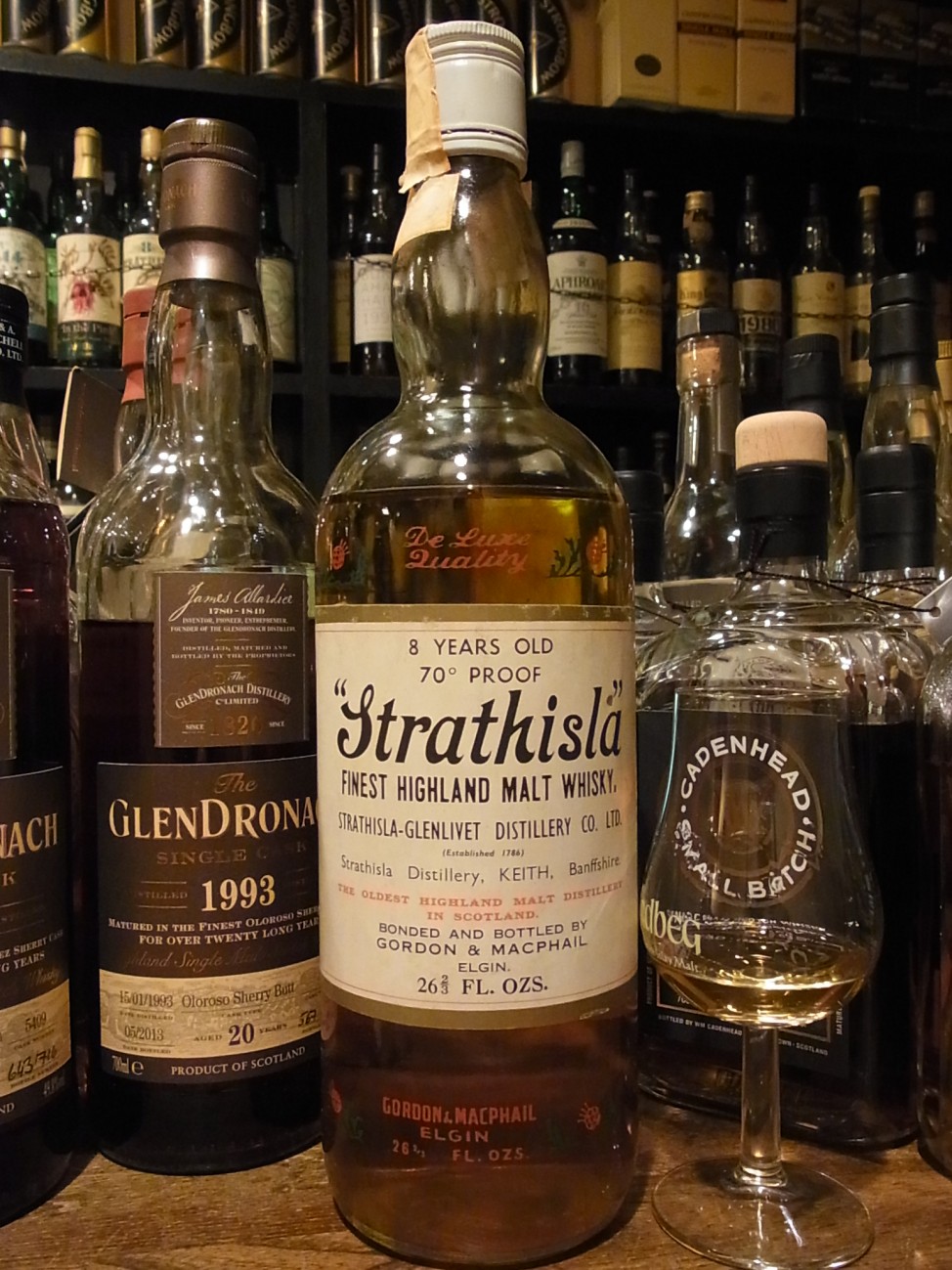 ストラスアイラ8年 GM 蒸留所ラベル 70年代流通 - sakedori