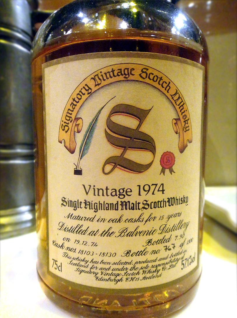 Balvenie 1974-1990 15yo Signatory - sakedori