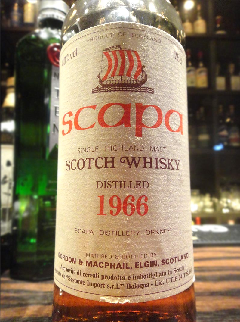 超希少 SCAPA 1966 Gordon & MacPhail スキャパ 古酒 Scapa 1966 G&M for Sestante Import - sakedori