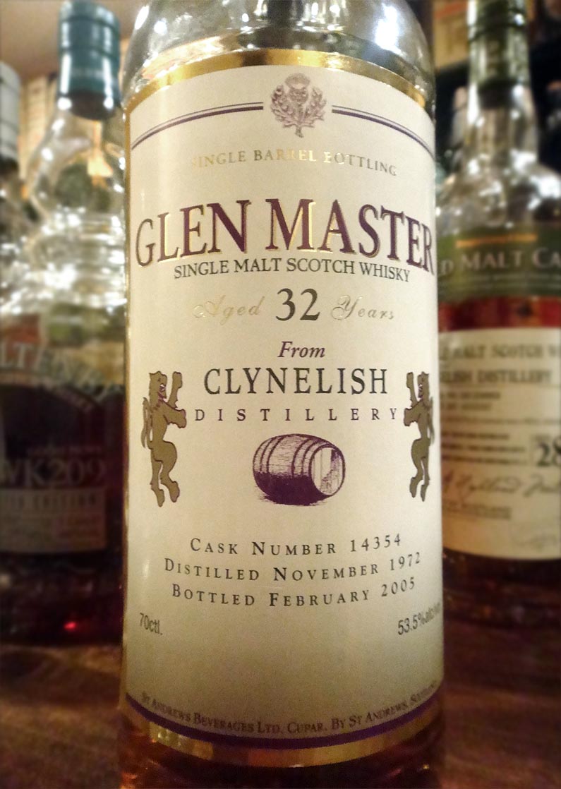 Clynelish 1972-2005 32yo Glen Master - sakedori