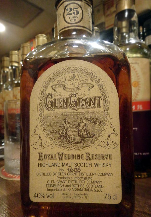 Glen Grant 25yo ”Royal Wedding Reserve” - sakedori