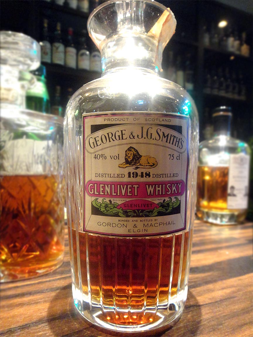 Glenlivet 1948 40yo George&J.G.smith''s G&M Crystal Decanter for