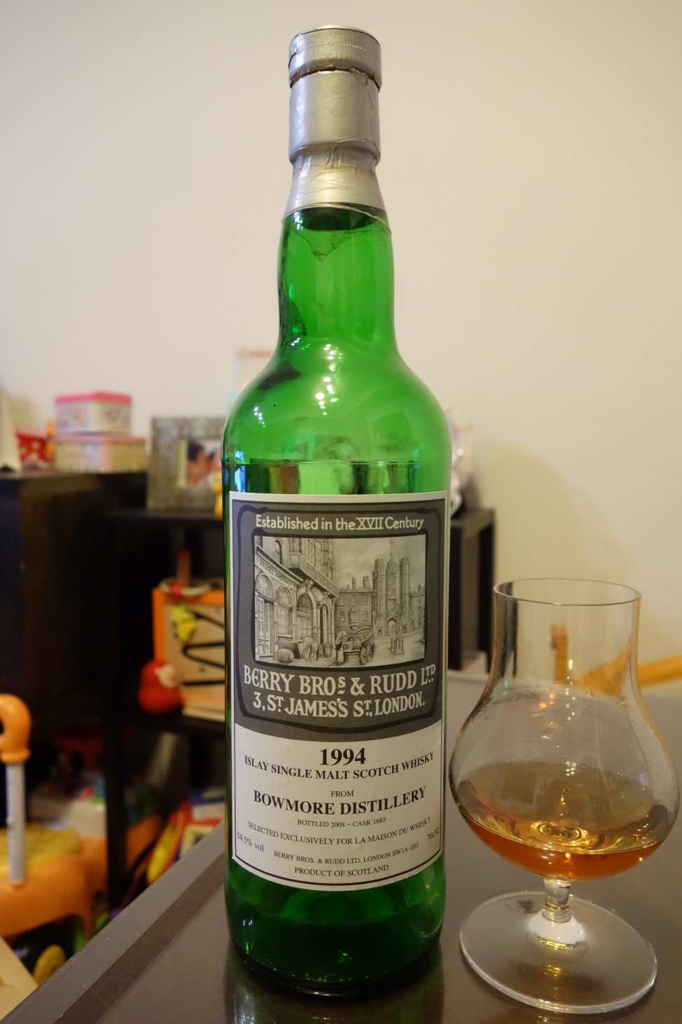 自宅テイスティング：ボウモア 1994 14年 BBR レトロラベル メゾンド