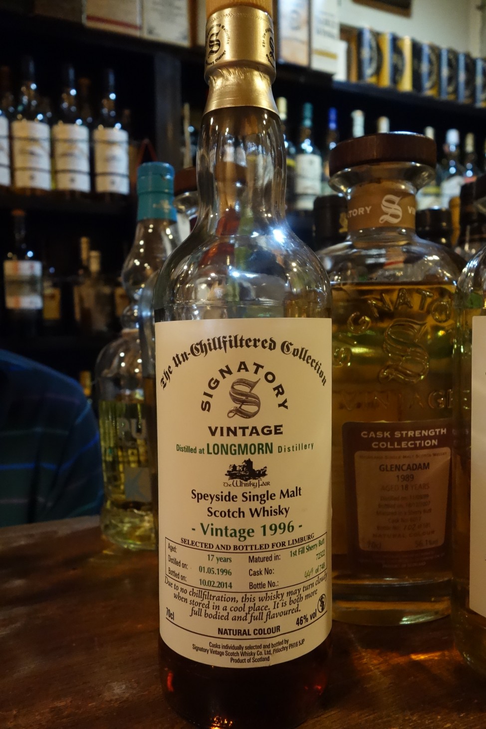 ニューリリース：ロングモーン 1996 17年 シグナトリー アンチル