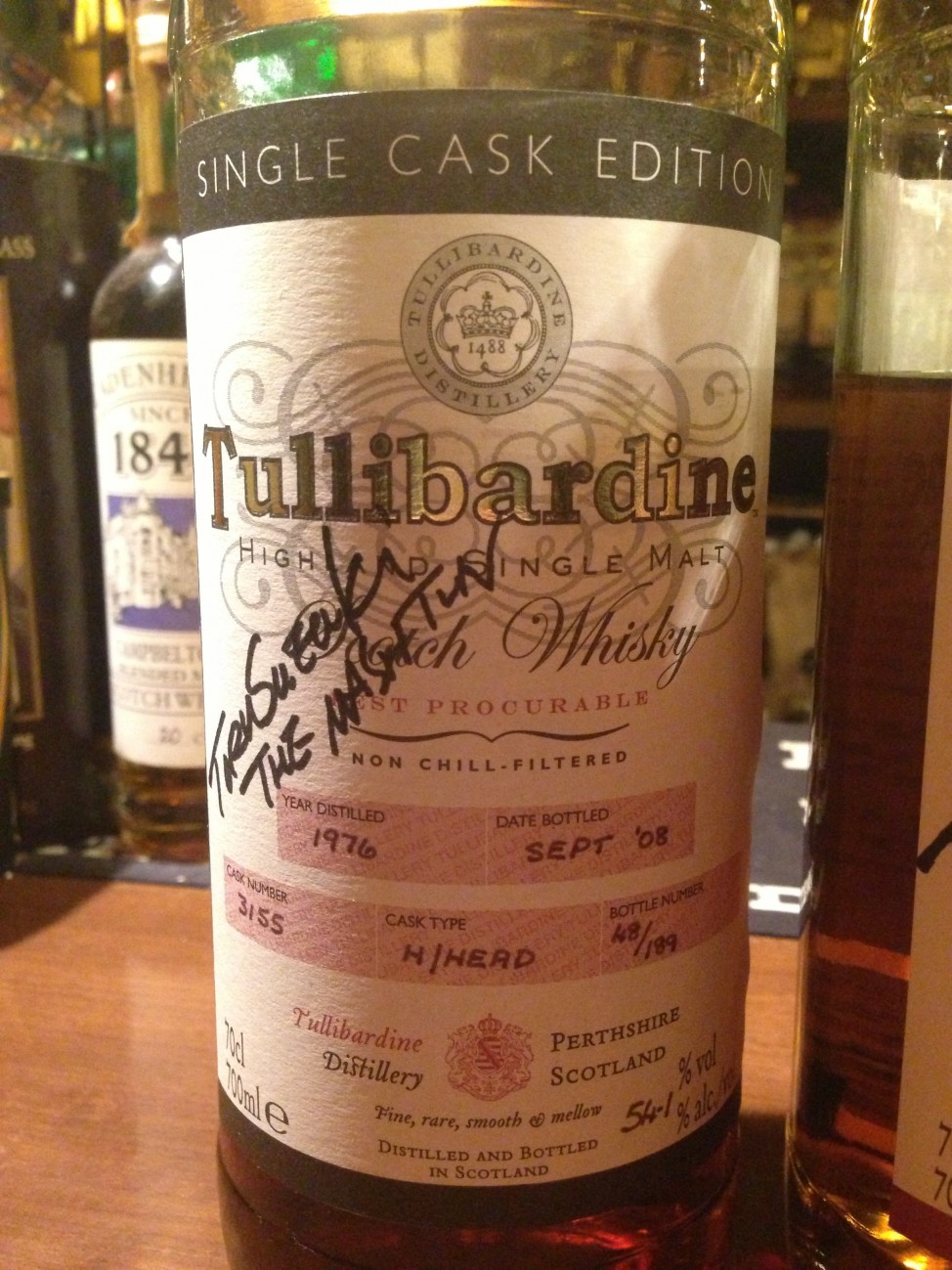 Tullibardine 1976-2008 Limburg Whisky Fair for The Mash Tun Tokyo
