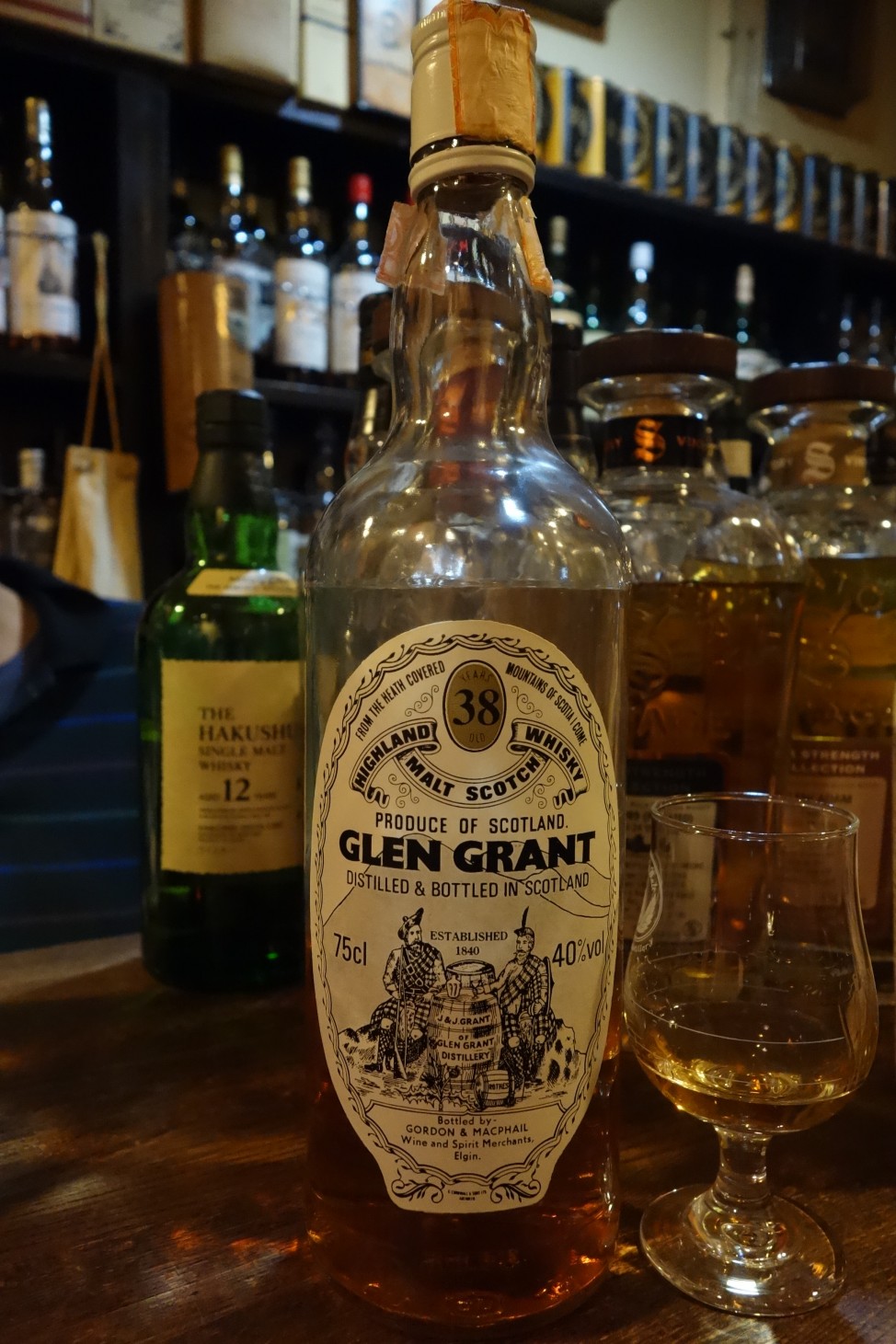 グレングラント 38年 GM 蒸留所ラベル 80年代流通 - sakedori