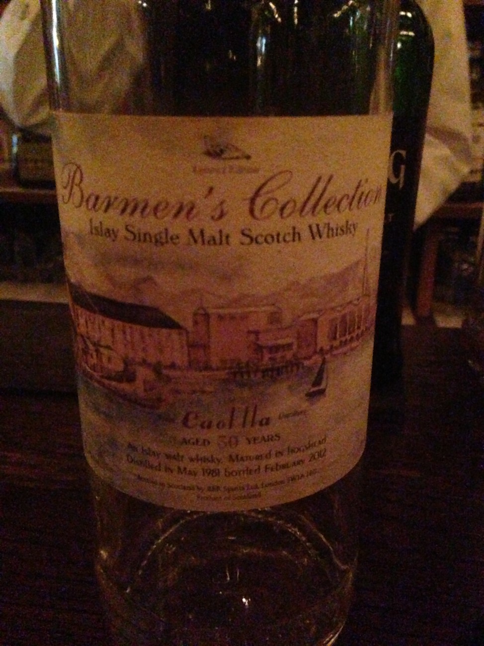 Caol Ila 1981-2012 30y BBR Barmen''s Collection for Campbelltoun