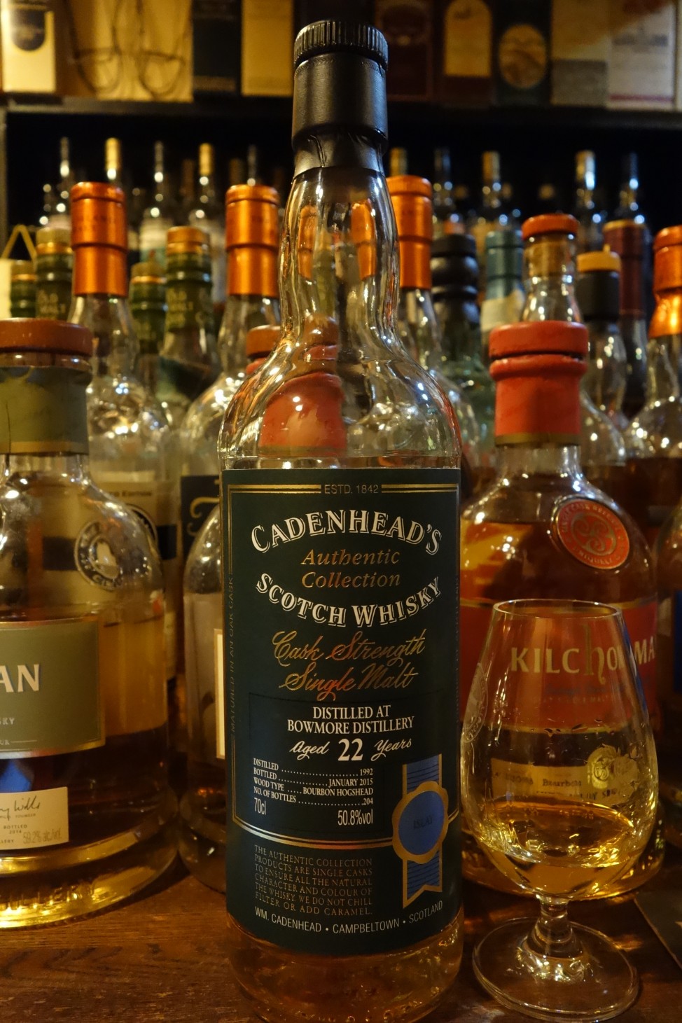 ニューリリース：ボウモア 1992-2015 22年 ケイデンヘッド