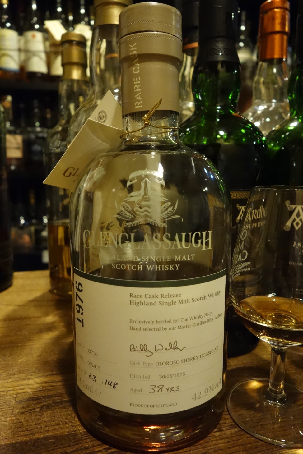 ニューリリース：グレングラッサ 1976-2015 38年 オフィシャル