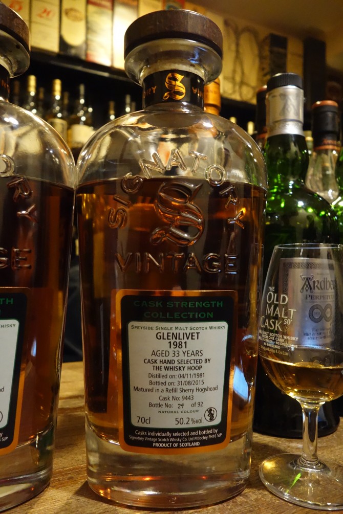 ニューリリース：グレンリベット 1981-2015 33年 シグナトリー