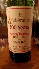 イモ掘り Caolila 18yo JM Scotch Whisky 500 years