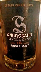 運動会 Springbank 18yo Caruso 10th aniv, 12yo Green, CV 90s, 21yo Parchment label, 15yo Black label, 12yo Ceramic Jug Black