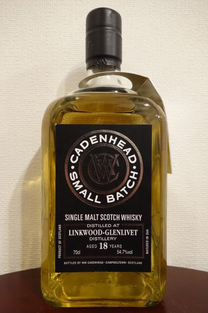 自宅テイスティング：ニューリリース：リンクウッド 1997-2015 18年