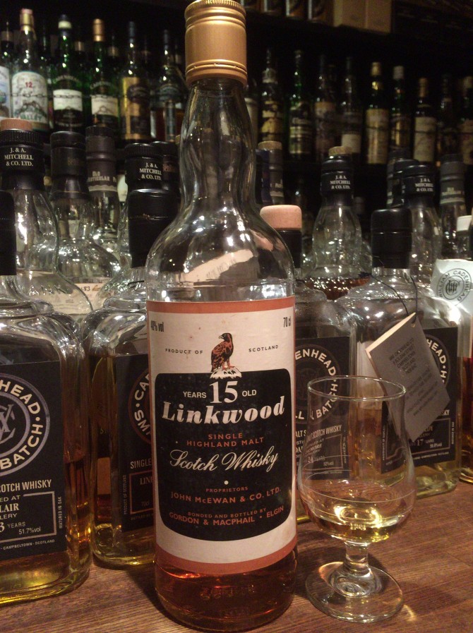 リンクウッド15年 GM リンクウッド 15年 （G&M 輸入元：JIS） | ウイスキー家飲み日記