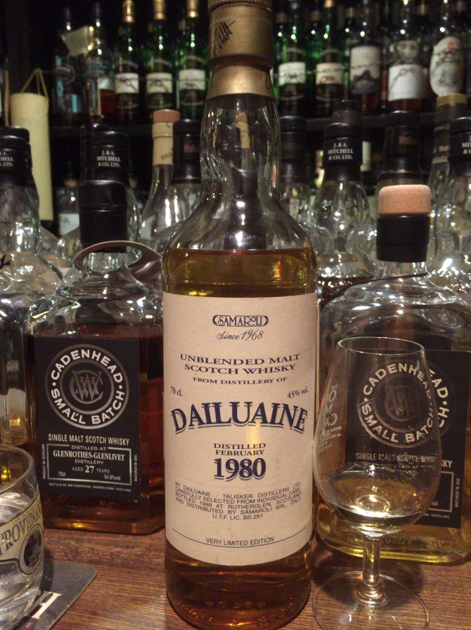 ダルユーイン1980 SAMAROLI 空き瓶 ダルユーイン 1980-1998 サマローリ 45% - sakedori