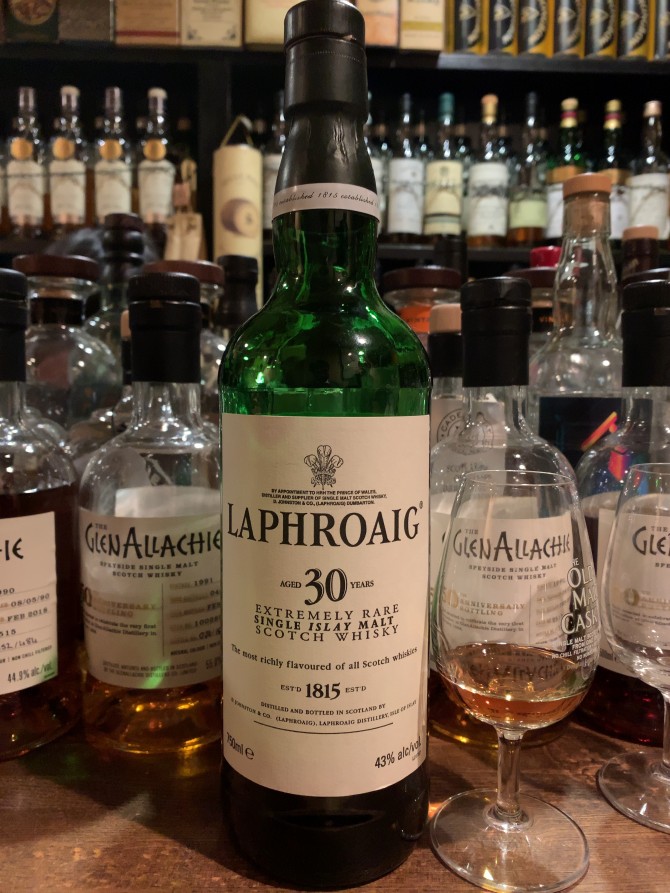 ラフロイグ 30年 オフィシャル 43% 90年代流通 - sakedori