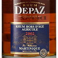 マルティニーク産熟成ラムの真骨頂とはこの事!『デパズ 2002』待望の再入荷!!