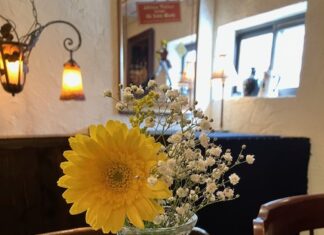 黄色のガーベラ