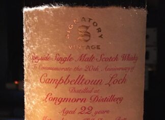 ★バー・キャンベルタウン・ロッホ20周年記念ボトル / ロングモーン1996 22年58.6%