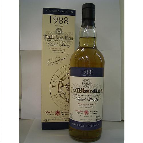 タリバーディン 1988 シングルモルトウィスキー ミニチュアボトル タリバーディン 1988 シングルモルトウィスキー ミニチュアボトル